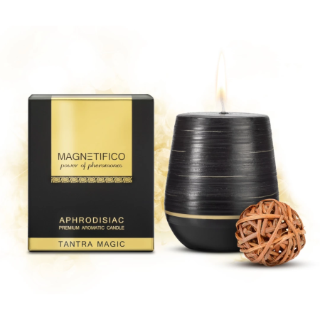 MAGNETIFICO Tantra Magic Scented Candle Sandalwood 36h Handcrafted