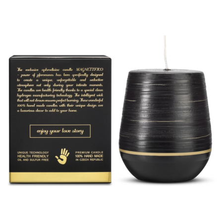 MAGNETIFICO Tantra Magic Scented Candle Sandalwood 36h Handcrafted