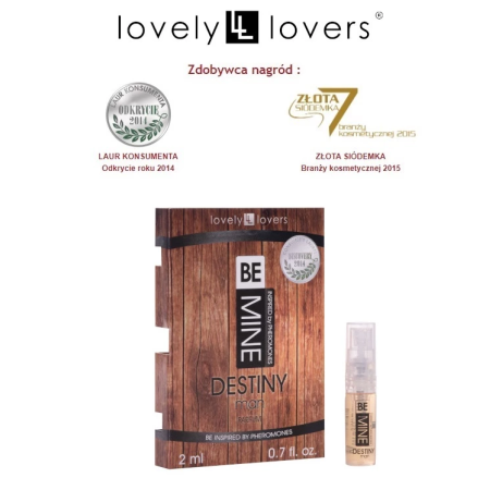 Lovely Lovers BEMINE Destiny Pocket Perfume for Men I-L-Molecules 2ml