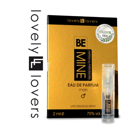 Lovely Lovers BeMine 2ml Pocket Men’s Fragrance with I-L-Molecules Formula