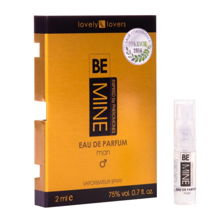 Lovely Lovers BeMine 2ml Pocket Men’s Fragrance with I-L-Molecules Formula