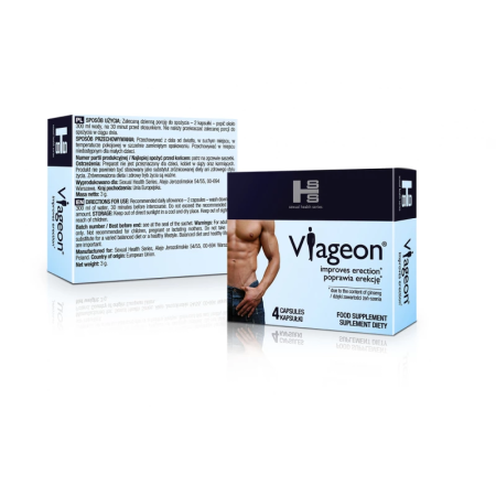 SHS Viageon 4 Capsules - Advanced Male Vitality & Performance Support