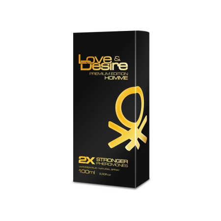 Love & Desire Gold Male 100ml - Premium Pheromone Fragrance for Men