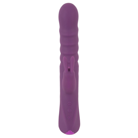 Javida 2 Function Rabbit Intimate Device - Thrusting & Vibrating, Pink
