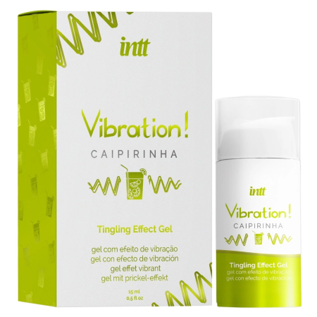 intt Vibration! Caipirinha 15ml Stimulating Gel with Fruity Aroma