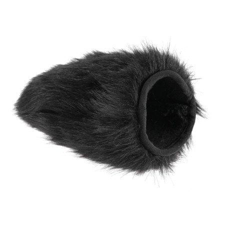 Sportsheets Spiked Sensory Mitt - Black, Faux Fur, Universal Fit
