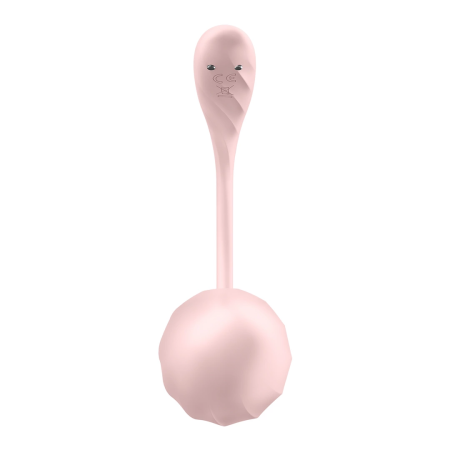Satisfyer Ribbed Petal Connect App - Wearable Dual Vibrator, Pink, IPX7