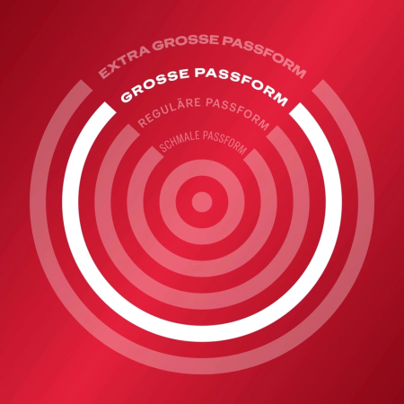 Durex Gefuhlsecht XXL Extra Large Anatomical Condoms 8 pcs