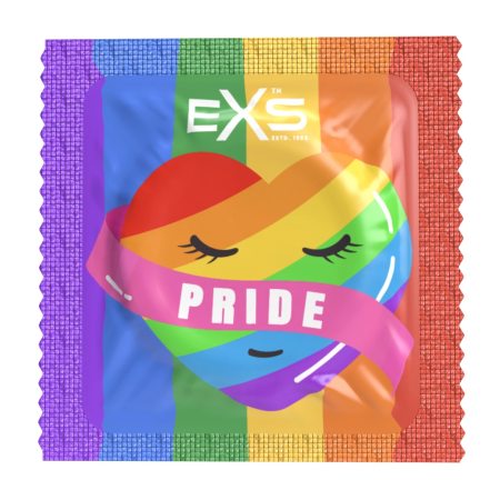 EXS Pride Edition 144-Pack Colorful Themed Regular Latex Protection