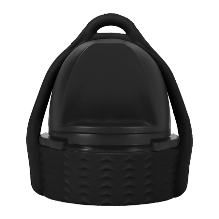 Rock Solid EZ Top Cap Large Black - Leak-Proof One-Handed System