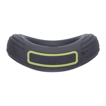 Rev Cock Throbber Large Black - Vibrating Intimate Ring Ergo Fit