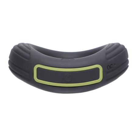 Rev Flex Black Vibrating Ring - Dual Engine, Adjustable Fit, Rechargeable