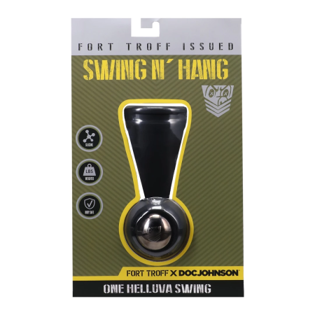 Perfect Fit Swing N' Hang Silicone Ball Stretching Ring Black