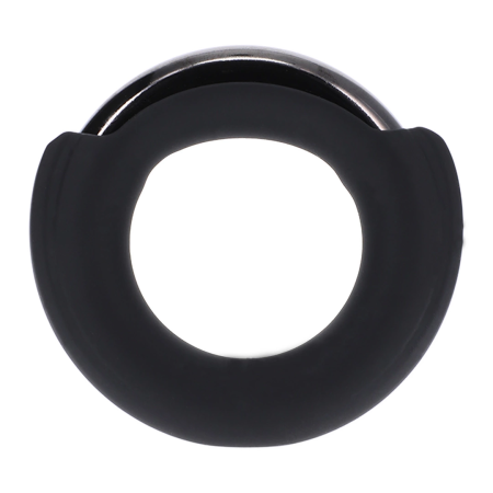 Oxballs Pinch Zero Ring Black - Extra-Wide Magnetic Metal Ring