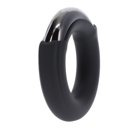 Oxballs Pinch Zero Ring Black - Extra-Wide Magnetic Metal Ring