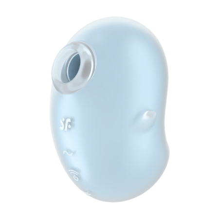 Satisfyer Cutie Ghost Air Pulse System Blue - Compact Waterproof Model