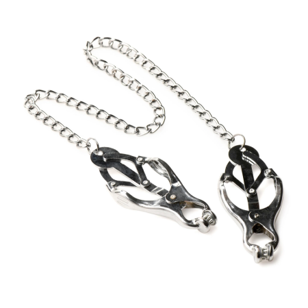 Tyrant Spiked Clover Clamps - Metal Pressure System, 14.75" Chain