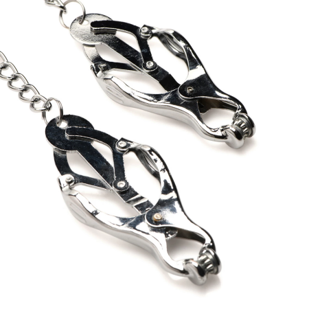 Tyrant Spiked Clover Clamps - Metal Pressure System, 14.75" Chain