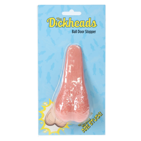 Dickheads Ball-Shaped Flexible Door Stopper, Large, Durable Material