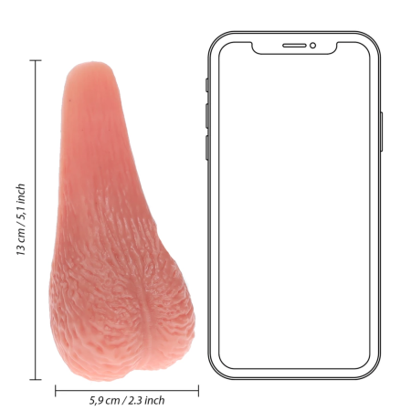 Dickheads Ball-Shaped Flexible Door Stopper, Large, Durable Material