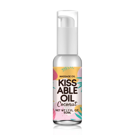 Bijoux Indiscrets Kissable Coconut Massage Oil 50ml - Edible Formula