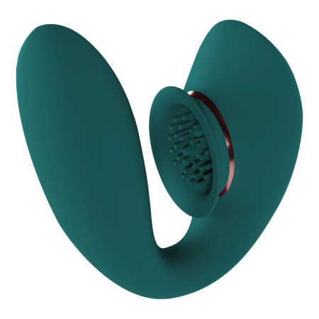 Loving Joy Twitch 3 Rechargeable Vibrator & Suction Device Forest Green