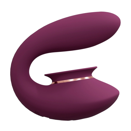 Dream Toys TWITCH 3 Intimate Device with Suction & Vibration Burgundy