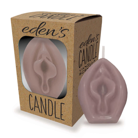 Eden’s Candle Vanilla Scented Decorative Model Taupe 3-inch