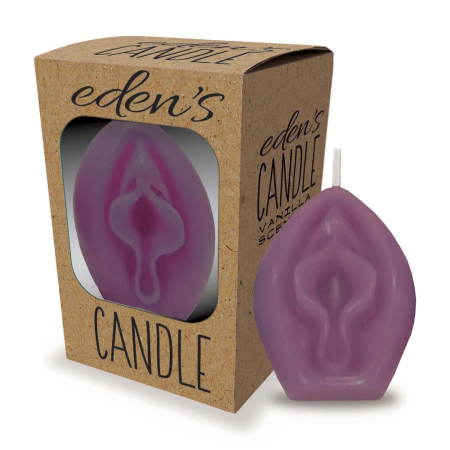 Eden’s Candle Vanilla Eggplant Scented Decorative Candle 3-Inch