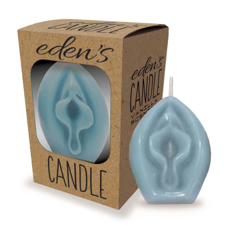 Eden’s Candle Vanilla Scented Blue 3-Inch Decorative Intimate Figure