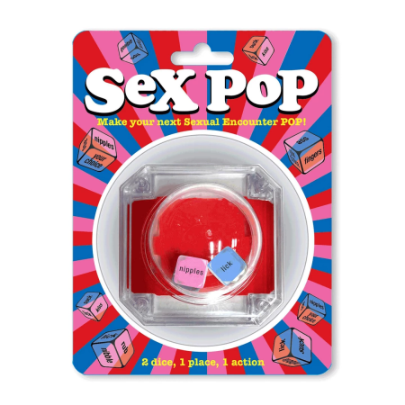 Sex Pop Intimate Dice Game - Compact Travel Edition, Multi-Action
