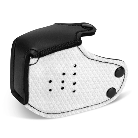 Ouch! Neoprene White K9 Style Adjustable Muzzle Mask