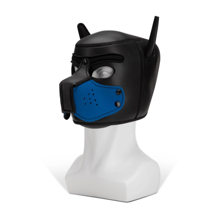 Ouch! Puppy Muzzle Blue - Adjustable Neoprene Pet Role Mask