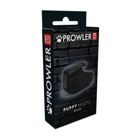 Clonezone Puppy Play Muzzle Black - Neoprene Adjustable Mask