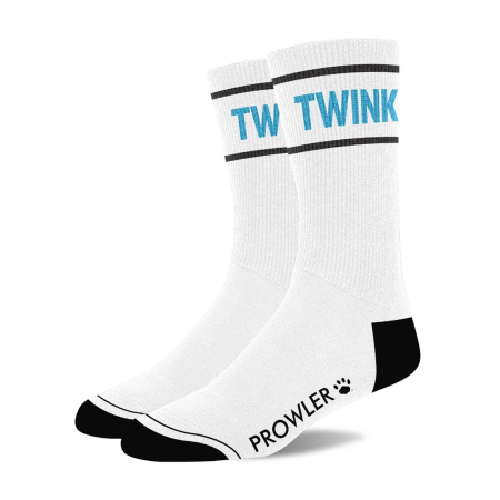 Prowler RED Twink Socks White/Blue Classic Striped Cotton Comfort