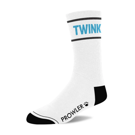 Prowler RED Twink Socks White/Blue Classic Striped Cotton Comfort