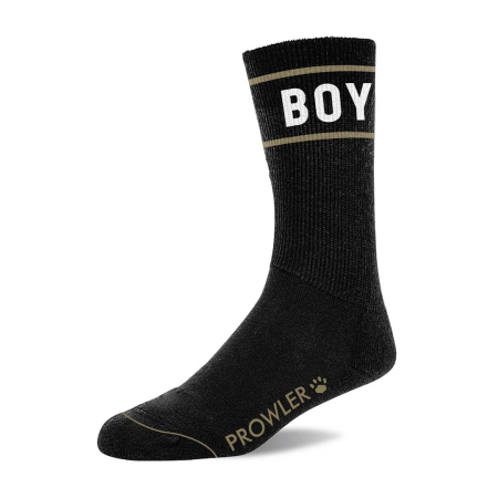 Prowler Boy Socks Black/White - Comfortable Cotton Crew Unisex