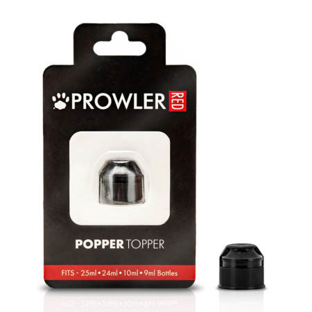 Prowler RED Popper Topper Black - Secure Cap for Aroma Bottles, Universal Fit