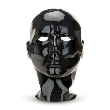 Prowler RED Latex Hood Black - Anatomical Stretch Fit, Eye Openings