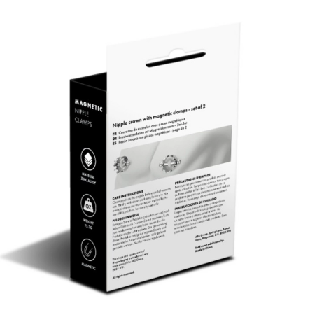 Prowler RED Magnetic Crown Clamps Silver - Secure Magnetic System, 3cm