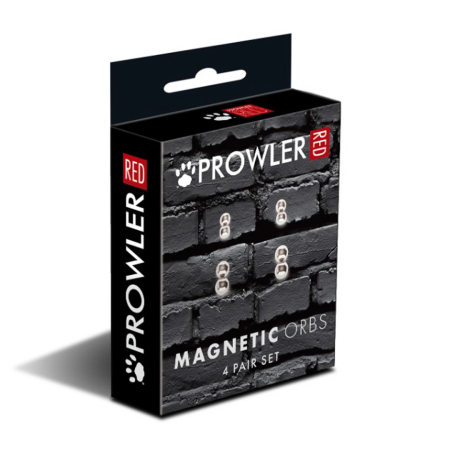 Prowler RED Magnetic Orbs Silver Set - 4 Pairs, Dual Sizes