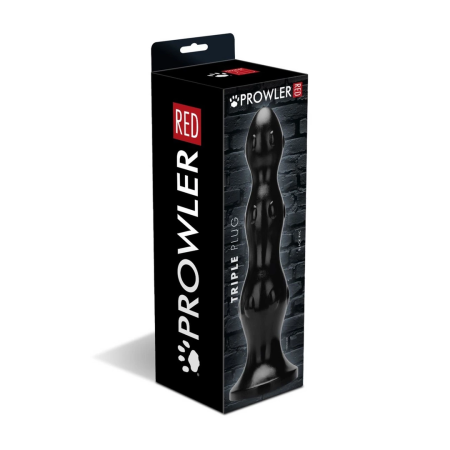 Prowler RED Triple Plug Black - Graduated Bead System 24cm