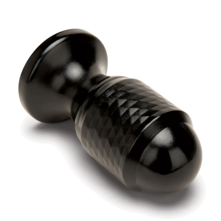 Prowler RED Diamond Plug Black - Textured Intimate Plug 10.8cm