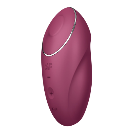 Satisfyer Tap Climax 1 Red - Lay-On Vibrator with Dual Stimulation System