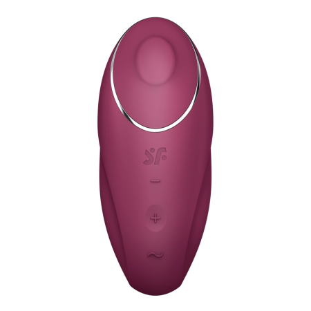 Satisfyer Tap Climax 1 Red - Lay-On Vibrator with Dual Stimulation System