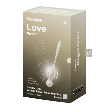 Satisfyer Love Birds 1 White - Pelvic Floor Trainer & App Control
