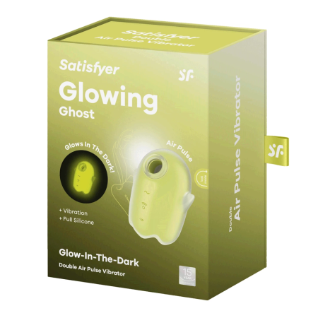 Satisfyer Glowing Ghost Intimate Machine Yellow LED Effect