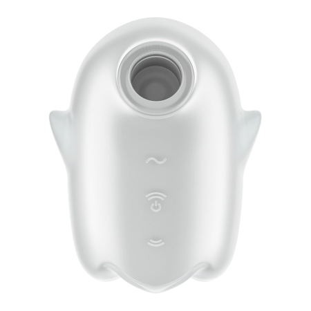 Satisfyer Glowing Ghost White - Illuminated Intimate Machine, Compact Design