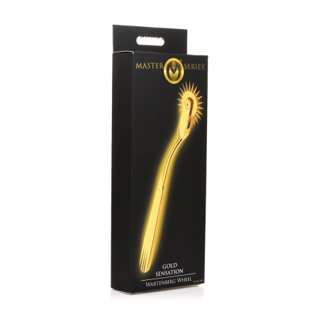 Gold Sensation Wartenberg Wheel Stainless Steel Golden 18cm