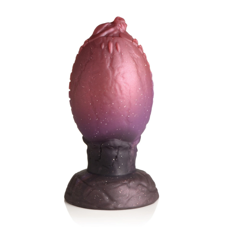XR Brands Dragon Hatch Silicone Egg Large - Textured Fantasy Model